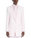 Max Mara Studio Sagra Single Button Blazer In Pink