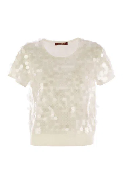 Max Mara Studio Saio - Wool Sweater With Sequins