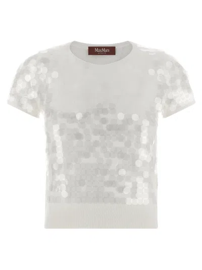 Max Mara Studio 'saio' Sweater In Silver