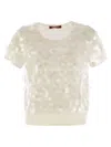 Max Mara Studio Saio Wool Sweater With Sequins