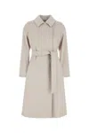 Max Mara Sand Wool Bcollag Coat