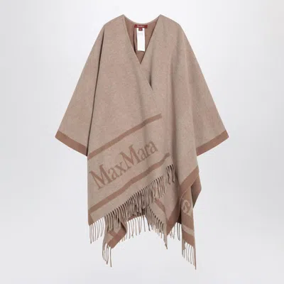 MAX MARA MAX MARA STUDIO SANDY COLOR JACQUARD PONCHO