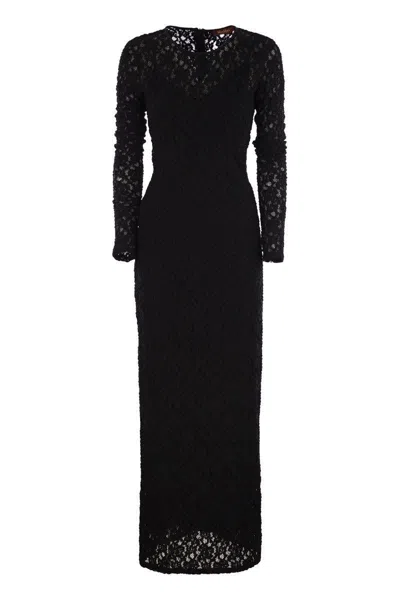 Max Mara Studio Sarta - Tight-fitting Cloqué Lace Dress