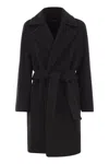 Max Mara Manuela Icon Coat Jackets And Coats Black In Black