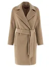 Max Mara Scire Coat In Brown