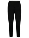 Max Mara Studio Straight Leg Tailored Trousers In Black