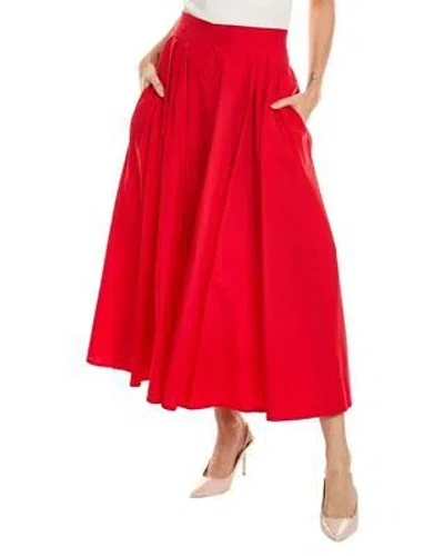 Pre-owned Max Mara Studio Sera Skirt Women's Red 8