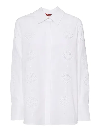 Max Mara Studio Sesia 衬衫 In White