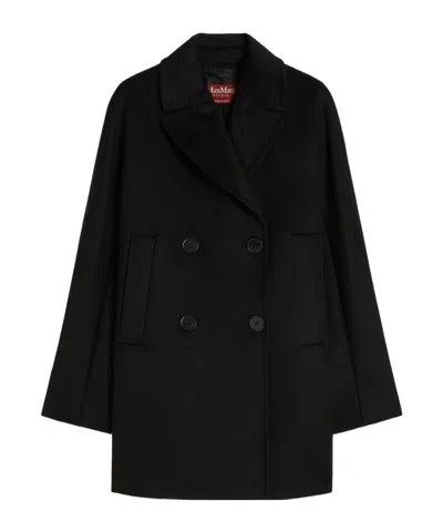 Max Mara Double-breasted Wool Pea Coat