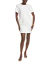 Max Mara Studio Shift Dress In White
