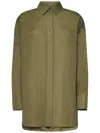 Max Mara Studio Button In Green