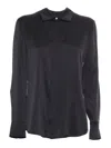 Max Mara Baden Black Shirt In Black