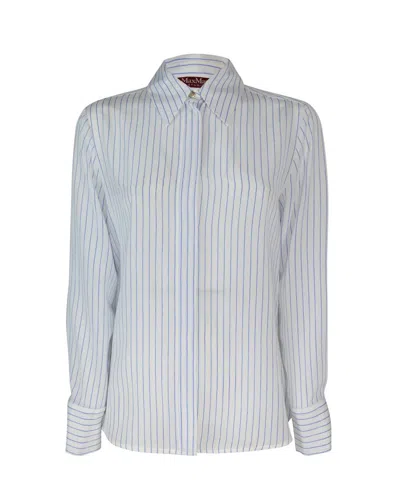 Max Mara Studio Shirt In Blue