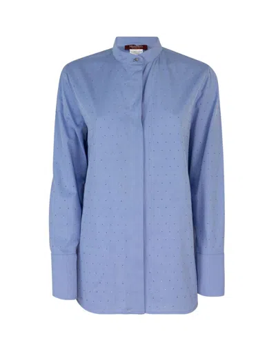 Max Mara Studio Shirt In Blue
