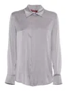Max Mara Baden Grey Shirt In Gray