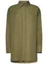 Max Mara Studio Button In Green