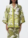Max Mara Studio Shirt Woman Beige In Green