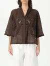 Max Mara Studio Jacket In Brown