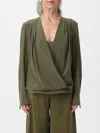 Max Mara Studio Shirt Woman Green In Green