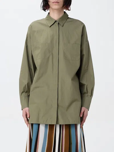 Max Mara Studio Shirt Woman Kaki