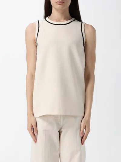 Max Mara Studio Shirt Woman In Nude
