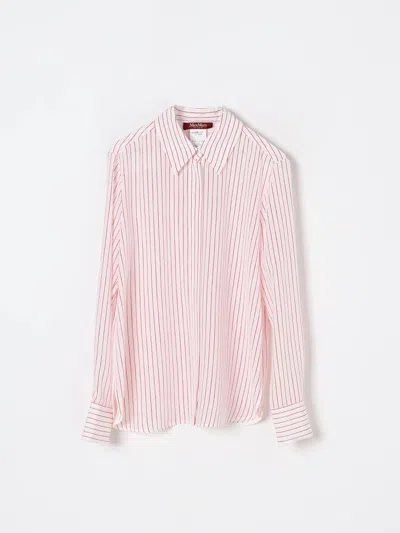 Max Mara Studio Shirt Woman Red In Pink