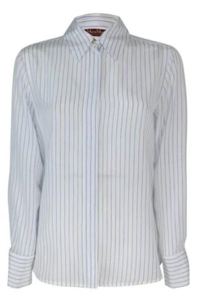 Max Mara Studio Silk Shirts In Clothing In Multi