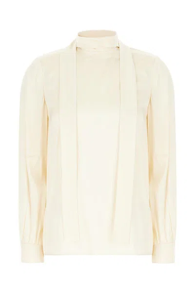 Max Mara Studio Shirts In Beige