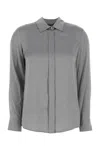 Max Mara Gran Sasso Blue Wool Cyclist Sweater In Gray