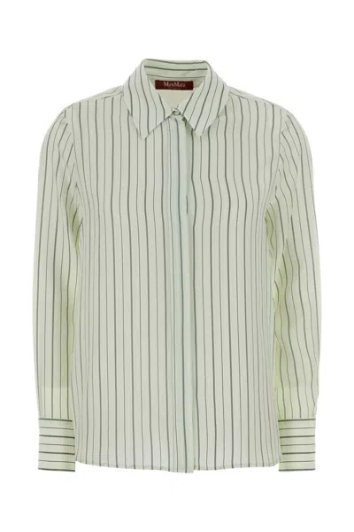Max Mara Mstflirt Shirt And Blouse Green In Multi