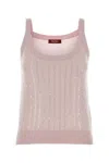 Max Mara Cosetta Sequin-details Tank Top In Pink