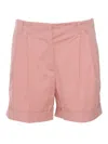 Max Mara Studio Bergen Shorts In Pink