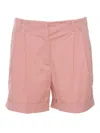 Max Mara Studio Bergen Shorts In Pink