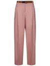 Max Mara Pleat-detail Trousers In Pink