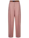 Max Mara Pleat-detail Trousers In Pink
