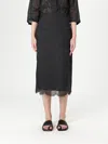 Max Mara Fify Ramie Skirt In Black