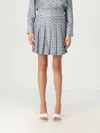 Max Mara Studio Madison Pleated Skirt In Blue