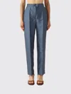 Max Mara Studio Slim Fit Silk Trousers In Multi