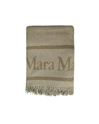 Max Mara Studio Stole In Brown