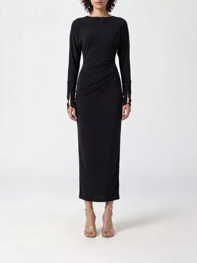 Max Mara Studio Stretch Jersey Midi Dress In Black