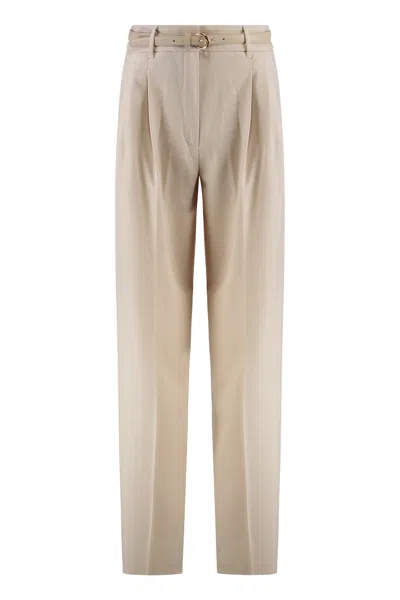 MAX MARA MAX MARA STUDIO STRETCH WOOL PANTS