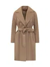 Max Mara Studio Studio Carry-over Overcoat In Cammello