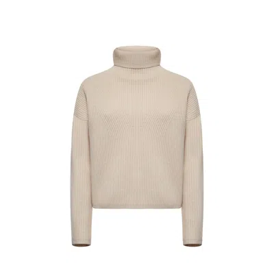 Max Mara Studio Cashmere Golia Sweater In Beige