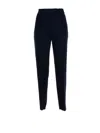 Max Mara Studio Studio Navy Trousers In Blue