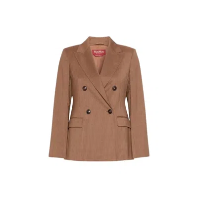 Max Mara Studio Studio Umico Jacket In Brown