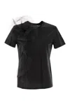 Max Mara Studio Sughero - Jersey T-shirt With Embroidery In Black
