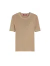 Max Mara Studio Svelto Sweater Gold In Neutral