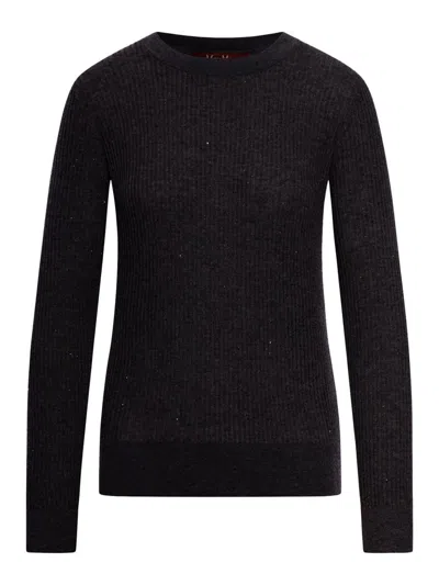 Max Mara Studio Sweater In Black