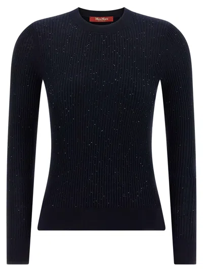 Max Mara Studio Sweater In Black