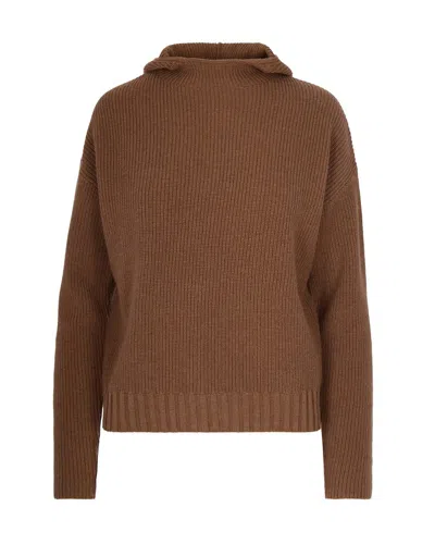 Max Mara Studio Sweater In Brown
